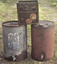 Vintage oil drums for sale  IPSWICH