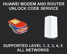 Código de desbloqueo de red para módem y router Huawei, en todo el mundo, nivel 1, 2, 3, 4, 5 segunda mano  Embacar hacia Argentina