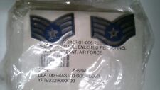 MILITARY INSIGNIA US AIR FORCE RANK SET OF 2 STAFF SERGEANT METAL 2 CLUTCHBACKS for sale  Shipping to South Africa