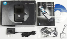 Motorola RAZR V3 - Preto e prata (desbloqueado) telefone flip internacional - na caixa comprar usado  Enviando para Brazil