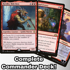 Krenko, Mob Boss Commander Deck EDH 100 Magic Cards Custom Deck MTG Goblins for sale  Shipping to South Africa