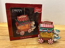 Carlton Cards Get Your Pup-Corn Here! Dog Ornament Lighted Popcorn Cart for sale  Shipping to South Africa