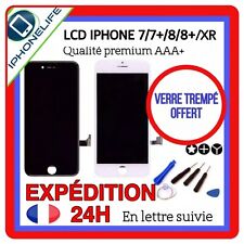 ECRAN LCD IPHONE 7/7 plus 8/8+ XR X XS NOIR/BLANC VITRE TACTILE ASSEMBLÉE d'occasion  Reims
