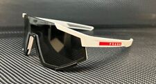 Óculos de sol masculino 63 mm PRADA LINEA ROSSA PS 04WS TWK06F branco fosco cinza escuro comprar usado  Enviando para Brazil