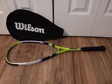 Wilson Sledgehammer 130 Squash Racquet Titanium with racket bag for sale  Shipping to South Africa