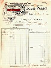 Beau document 1904 d'occasion  Vernet-les-Bains