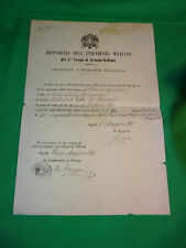 Esercito borbonico documento usato  Roma