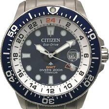 CITIZEN PROMASTER MARINE BJ7111-86L ECO-DRIVE GMT DIVER`S 200m TITÂNIO, usado comprar usado  Enviando para Brazil