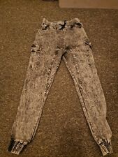 Acidwash cargo jeans for sale  CARDIFF