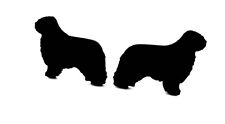 Polish Lowland Sheepdog Dog Cufflinks Mens Novelty Shirt Cufflinks In Black, used for sale  ANNAN