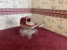Dollhouse Plastic Red Baby Carriage/stroller/pram 1:12 scale for sale  Shipping to South Africa