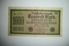 1000 mark reichsbanknote gebraucht kaufen  Berlin