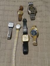  Lote de 6: relógios Timex vintage.  Peças/reparos vendidos como estão.  Não testado , usado comprar usado  Enviando para Brazil