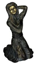 Figura de latón hecha a mano con forma de dama estilo victoriano decoración del hogar estatua segunda mano  Embacar hacia Argentina