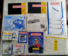 Meccano instruction booklets for sale  MANNINGTREE