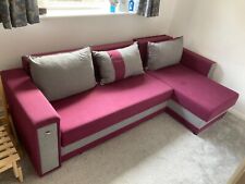 corner sofa bed with storage - collection only for sale  BRIGHTON