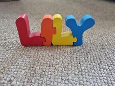 Wooden jigsaw name for sale  PONTEFRACT
