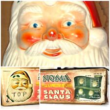 lighted santa face for sale  Rosedale