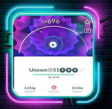 Shiny Unown ( M )  I Pokemon Trade Go I for sale  Shipping to South Africa