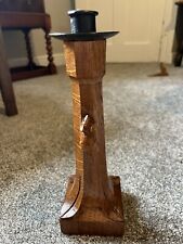 Mouseman oak candlestick for sale  Shipping to Ireland