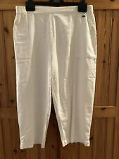 Womens white cropped for sale  PETERBOROUGH