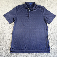 Camisa de golf Stitch para hombre azul mediano burbujas geométricas elásticas atléticas segunda mano  Embacar hacia Argentina