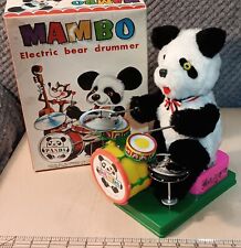 Usado, Brinquedo a bateria vintage Mambo Panda baterista 1970 bateria amarela ultra rara não funciona comprar usado  Enviando para Brazil