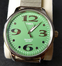 Zegarek Timex Classic Indiglo T29741 - zielony łatwy czytnik na sprzedaż  PL
