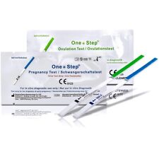 50 Ovulation and Pregnancy Test Dip Strips with Fertility Chart ONE STEP for sale  Shipping to South Africa