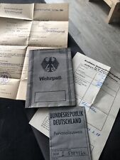 Wehrpass bundeswehr 1958 gebraucht kaufen  Schwerte an der Ruhr