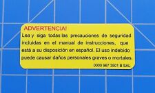 Adesivo Stihl Advertencia # 0000 967 3501, # 00009673501, usado comprar usado  Enviando para Brazil