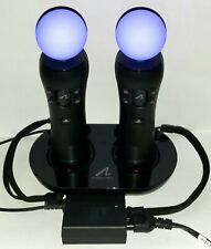🎮Plastation Move Motion Controller Twin Pack + Caricatore Sony Come Nuovi PS4🎮, usato usato  Mazzarrone