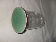 thimble display dome with wooden base and cover acrylic , used for sale  READING