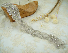 beaded bridal applique for sale  Shipping to Ireland