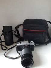 Câmera de Filme 35mm Minolta X-370 com Lente 75-205mm, Estojo de Lente e Bolsa de Transporte comprar usado  Enviando para Brazil