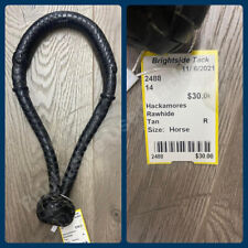 Black rawhide hackamore for sale  Durand