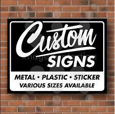 Personalised business signs for sale  Shipping to Ireland