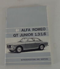 Betriebsanleitung alfa romeo gebraucht kaufen  Jever