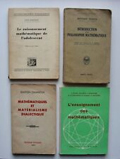 Lot livres mathématiques d'occasion  Arras