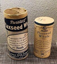 Vintage puretest flaxseed for sale  Traer