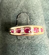 Ruby diamond ring for sale  HORSHAM