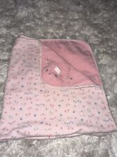 Cobertor de bebê vintage Carters rosa algodão bordado flores borboleta comprar usado  Enviando para Brazil