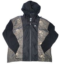 Womens Size Large Lurking Class by Sketchy Tank Death Leopard Windbreaker Jacket for sale  Shipping to South Africa