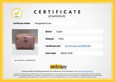Autêntica bolsa de moedas COACH rosa flor comprar usado  Enviando para Brazil