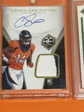 Usado, 2018 Panini Limited Courtland Sutton /299 Auto RC Patch Jersey & PS2 RC Auto comprar usado  Enviando para Brazil