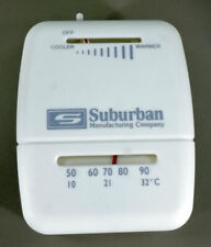 Casa rodante montada en pared termostato de horno solo calor Suburban 161154, blanco 1C20-130 segunda mano  Embacar hacia Argentina