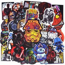 Used, 100pcs Star Wars Stickers Yoda Storm Trooper Jedi Vador Mandalorian Laptop Phone for sale  Shipping to South Africa