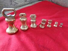 Brass weights scales for sale  LEEDS