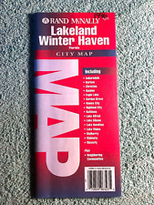 768- LAKELAND / WINTER HAVEN FLORIDA CITY MAP - 1996 RAND MCNALLY for sale  Chicago