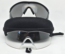 Used, Oakley 11-138 Ballistic Military M Frame 2.0 Black Frame Grey / Clear Sunglasses for sale  Shipping to South Africa